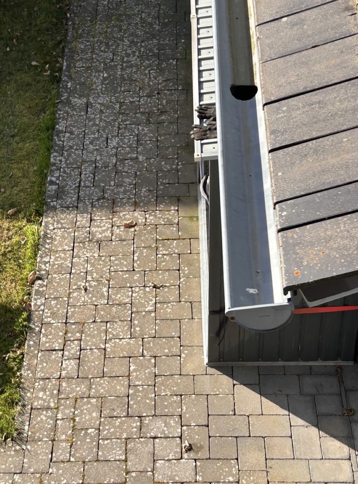 Steintreppe – Vorher
